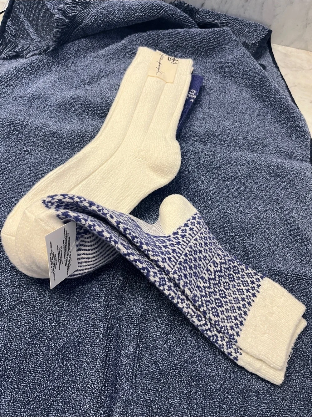 Free People Nordic Knit Sock Bundle, Set of 3 Pairs, NWT